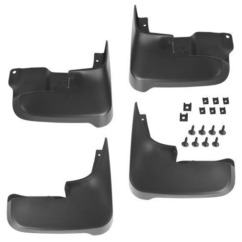 04-10 Toyota Sienna Front & Rear Mud Flap Splash Guard Kit (Set of 4) (Toyota)