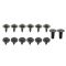 01-02 Tacoma 2WD (exc Prerunner) ~TOYOTA~ Logoed Mld Blk Plstc Mud Flap Splash Grd (Set of 4) (TY)