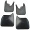 01-02 Tacoma 2WD (exc Prerunner) ~TOYOTA~ Logoed Mld Blk Plstc Mud Flap Splash Grd (Set of 4) (TY)