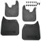 01-02 Tacoma 2WD (exc Prerunner) ~TOYOTA~ Logoed Mld Blk Plstc Mud Flap Splash Grd (Set of 4) (TY)