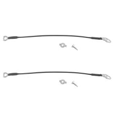 02-08 Dodge Ram Pickup Tailgate Cable w/Mounting Hardware PAIR