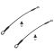 94-04 Chevy S10, GMC S15; 96-00 Isuzu Hombre PU Truck Tailgate Cable w/Pin & E-Clip PAIR (DORMAN)