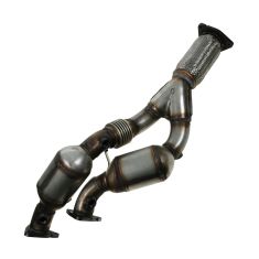 Pipe Dual Catalytic Converter Assembly