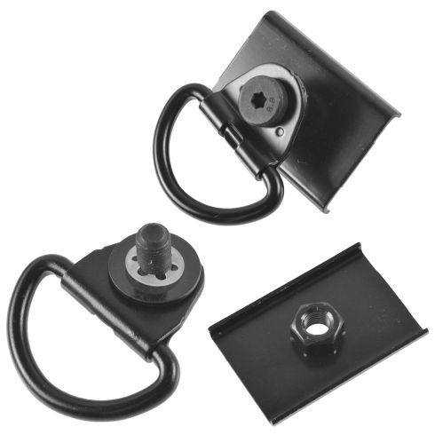 05-14 Toyota Tacoma Bed Mounted D-Ring Tie Down w/Holder Plate & Instruction Sheet PAIR (Toyota)