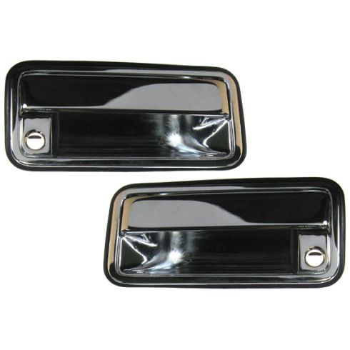 1988-94 GM Truck CHROME Outer Front Door Handle Pair