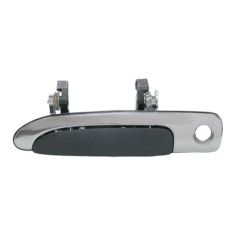 92-08 Crown Victoria Grand Marquis Door Handle Outside Front Chrome & Black LH