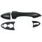 00-07 Ford Focus; 01-06 Mazda Tribute Outside Door Handle Smooth Black w/o Keyhole LR RF RR