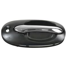 2002-05 Kia Sedona Front Outside Door Handle Black w/Chrome Handle LF