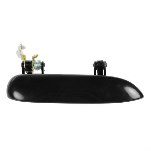 Door Handle Front Outer Black Smooth Passenger Side RH for Buick Chevy Pontiac
