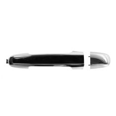 06-10 Hyundai Sonata Rear Chrome w/Black Insert Outside Door Handle (w/Cover) LR = RR