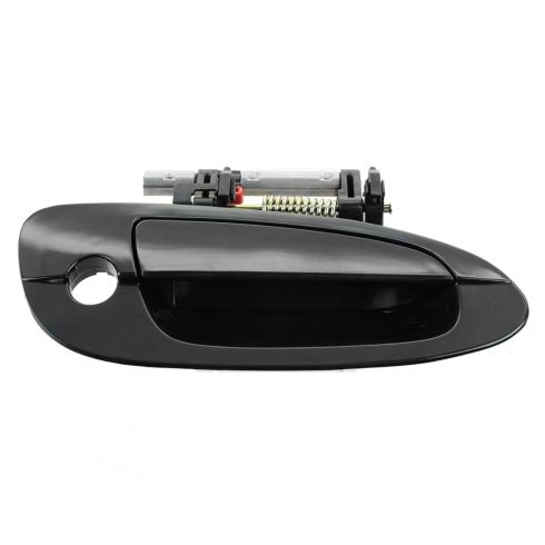 02-06 Nissan Altima Front Smooth Black Outside Door Handle w/Keyhole RF