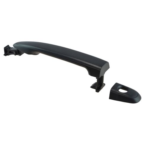 04-10 Toyota Sienna; 05-13 Tacoma Front Textured Black Outer Door Handle w/Cover (w/Keyhole) LF = RF