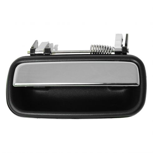 1adhe01055 2001 04 Toyota Tacoma Rear Passenger Side Chrome Black Exterior Door Handle