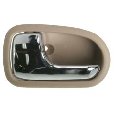 1995-03 Mazda Protege Chrome & Lt Brown Inside Door handle LF & LR