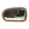 1995-03 Mazda Protege Chrome & Lt Brown Inside Door handle RF & RR