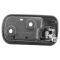 01-05 Honda Civic Rear Inner Chrome & Taupe Door Handle LR