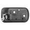 01-05 Honda Civic Rear Inner Chrome & Taupe Door Handle RR