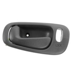 98-02 Toyota Corolla, Chevy Prizm (w/Manual Windows w/Pwr Lcks) Front Dk Gray Inside Door Handle LF