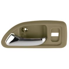 94-97 Honda Accord 4DR (w/Power Locks) Front (Beige w/Chrome Lever) Inside Door Handle LF