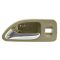 94-97 Honda Accord 4DR (w/Power Locks) Rear (Beige w/Chrome Lever) Inside Door Handle LR