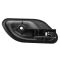 01 (from 3/1/01)-03 BMW 525i, 530i, 540i, M5 Black w/Chrome Lever Inside Door Handle LF = LR