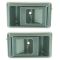 88-92 Corolla Gray Interior Door Handle Pair