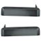 86-97 Nissan Pickup Blk Exterior Door Handle Pair