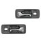 90-93 Honda Accord Interior Gray Door Handle Pair