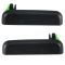 Black Outside Door Handle Pair