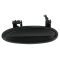 97-08 GM Mid Size FWD Door Handle Ext Rear Black Rear Pair