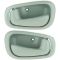 98-02 Corolla Prizm Door Handle Int Gray Manual Lock Pair