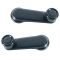 1987-95 Nissan Pathfinder Pulsar Sentra Window Crank Handle Blue Pair