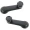 82-86 Nissan Sentra B11 Window Crank Handle Black Pair