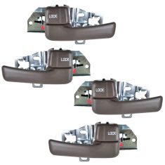 92-96 Toyota Camry Inside Brown Door Handle Set