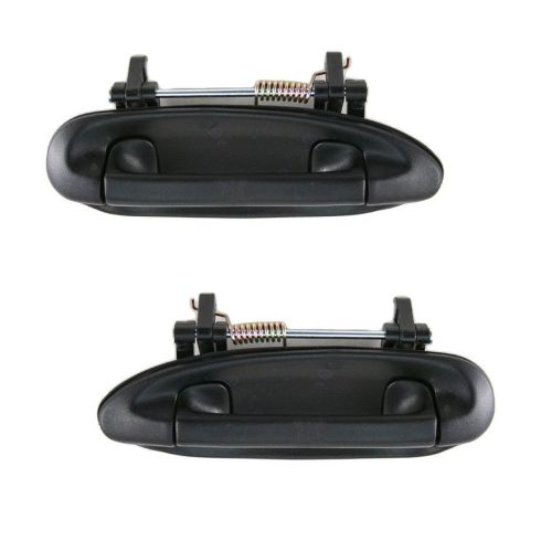 91-94 Sentra Outer Black Door Handle Front or Rear PAIR