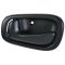 98-02 Toyota Corolla, Chevy Prizm Inside Door Handle Black Set of 4