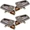 92-96 Toyota Camry Inside Door Handle & Bezel Brown (Set of 4)