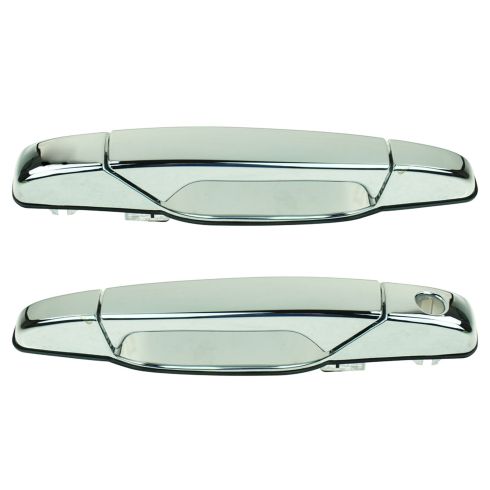 Door Handles Set of 2 Front Driver & Passenger Side for Chevy Avalanche Pair
