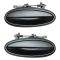 97-05 Buick Park Ave; 97-99 Riviera; Olds Aurora Smooth Blk Ext Door Handle Rear PAIR