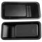 1987-06 Jeep Wrangler 1/2 Door Blk Out Door Handle PAIR