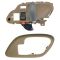 95-02 Chevy GMC C/K PU SUV Inside Door Handle & Bezel TAN Set RH