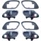 95-02 Chev PU Truck Int Door Handle & Bezel Blue Set of 4