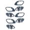 95-02 Chev PU Truck Int Door Handle & Bezel Blue & Chrome Set of 4