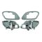 95-02 Chev PU Truck Int Door Handle & Bezel Gray & Chrome Set PAIR