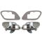 95-02 Chev PU Truck Int Door Handle & Bezel Tan & Chrome Set PAIR