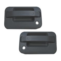 04-11 Ford F150 Door Handle Outside Front w/o Keyless Entry Pad PAIR