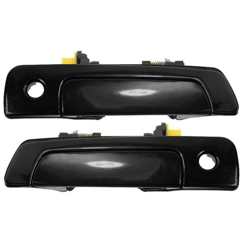 2000-04 Sebring Eclipse Coupe Gloss Black Door Handle Outside PAIR