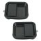 87-93 Jeep Wrangler Door Handle Outside Satin Black PAIR