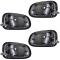 93-97 Toyota Corolla Inside Door Handle Black Set of 4