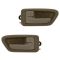 97-01 Toyota Camry Tan Inside Door Handle & Bezel Set PAIR